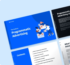 Cover design of StackAdapt's guide to programmatic advertising