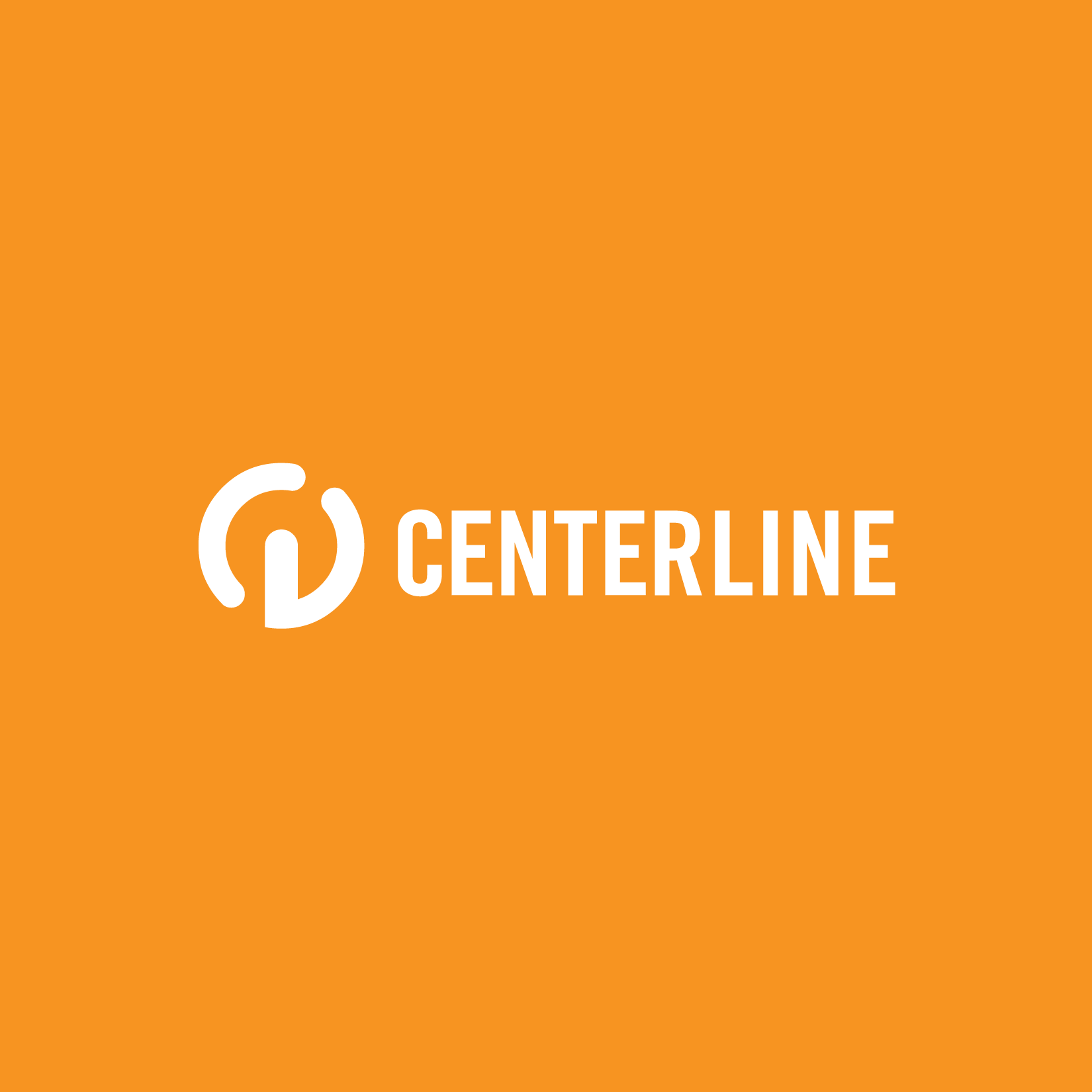 Centerline Digital logo with an orange background