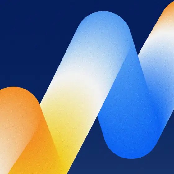 Abstraction of a trends line chart