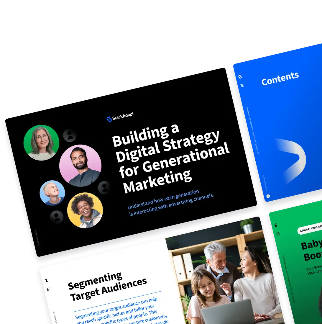 Cover design for guide to generational marketing