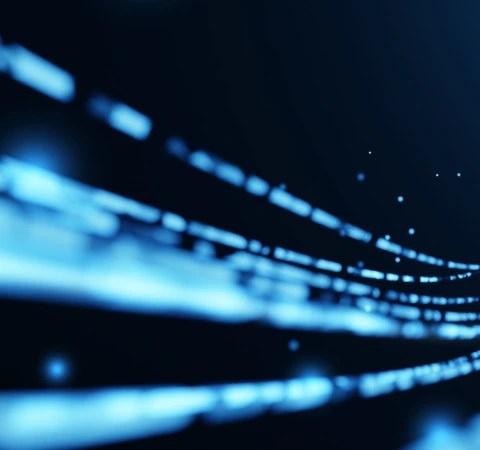 Image of lights representing data