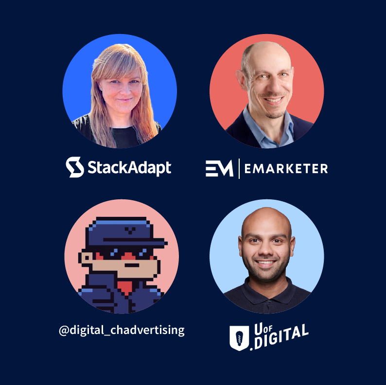 Image containing headshots of the speakers for this webinar and their company logos