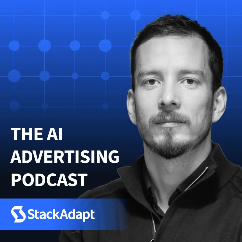 Cover of The AI Advertising Podcast featuring Vitaly Pecherskiy, CEO of StackAdapt