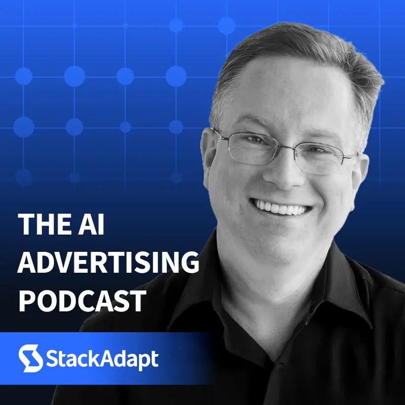 Cover of the AI Advertising Podcast with Scott Brinker form Hubspot