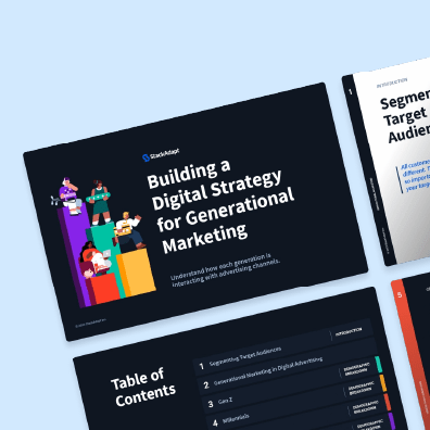 Cover of StackAdapt's Building a Digital Strategy for Generational Marketing guide
